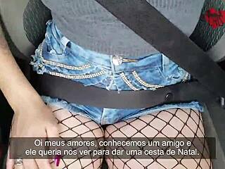 Cristina almeida gets creampie in parking lot