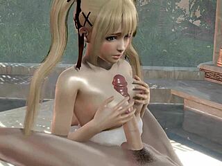 Public bathhouse fun with Asian hottie in uncensored SFM
