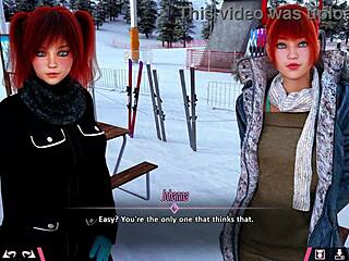 double homework with hot petite redhead teens playing sex games