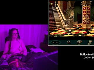 Playing Blackmoor Manor part 3 with naked woman of a certain age