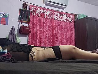 i love seeing my wife in her new sexy lingerie at home