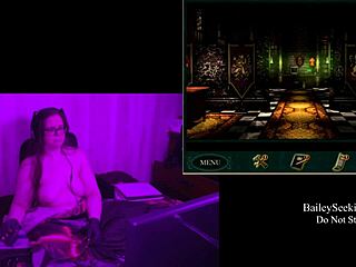 Playing Blackmoor Manor part 3 with naked woman of a certain age