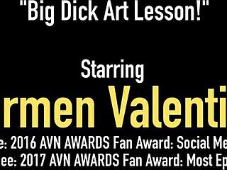 Big Black Cock Day With Carmen Valentina Getting Creampied