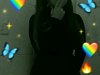 i feel so shy masturbating in the bathroom as a cute student, moaning softly with every touch