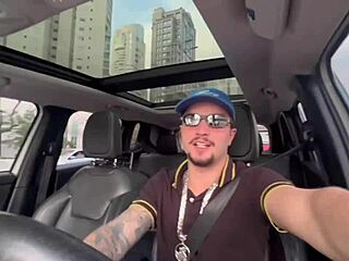 Did The Young Brazilian Amateur Give His Ass To The Black Uber Driver?