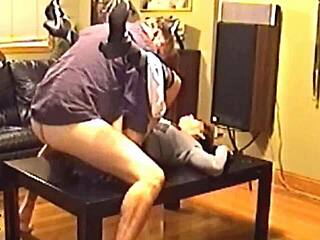 Shy Twin Babysitter Kneels For Monster Cock!