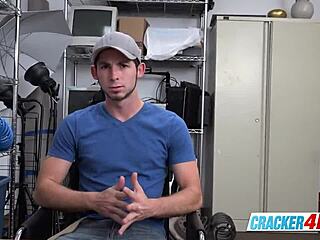 Cute Stud's Asshole Destroyed by Horny Director's Big Black Cock