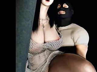Йо, глянь на этого бандита, трахающего милую взрослую 18+ девку в дикой 3D хентай!