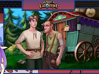 what a legend part 32: brunette's monster cock orgy dream