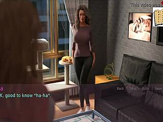 What happens in the wife and stepmother cartoon?