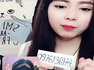 Jin xinh bunny in full face live show