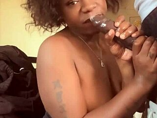 Stepsister Takes on 11 Inches of Stepbrother's Massive Black Cock!