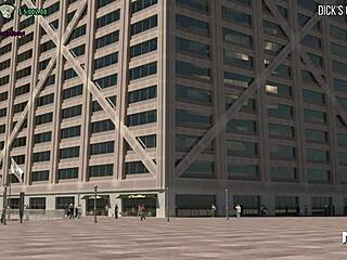 Fashion business with stretching scene