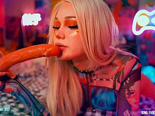 Little 18+ cosplayer webcam whore slut fingering in costumes