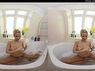 Nikky Dream's Slutty Footjob in Bathroom VR: Anal and Hardcore Fetish Fun