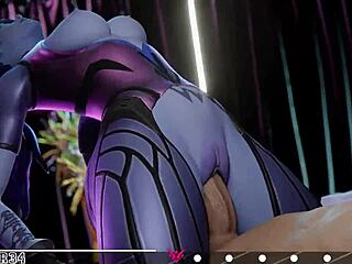 Animebabe gets rough treatment in Overwatch-themed porn