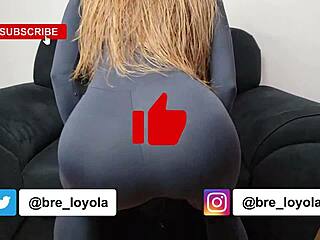 novinha brenda loyola loves fucking before gym, gets on all fours for big dick pounding