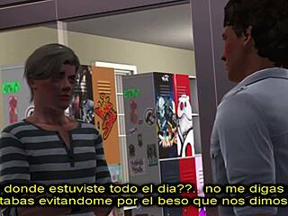 Gay hardcore sex in Yaoi game The Sims