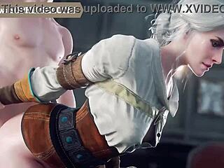 How does Siri handle this perfect fuck scene in 3d animated witcher with big ass pussy?