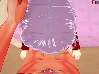 honami ichinose says, 'suck my feet and blowjob' in anime