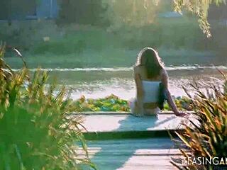 Redhead Accepts Payment for Doggystyle Fuck in Park!