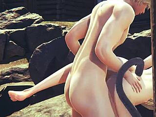 Uncensored Hentai 3D Kitty Enjoys Hard Sex In Japanese Anime Game.