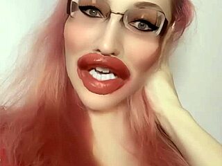 Goddess in Glasses Gives Jerk Off Instructions