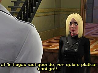 Gay hardcore sex in Yaoi game The Sims