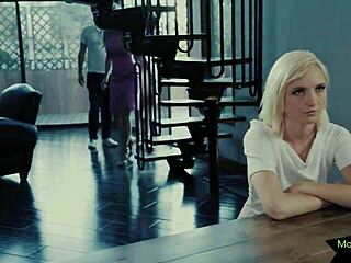 Teen gets rimmed and fingered by her lesbian stepmom