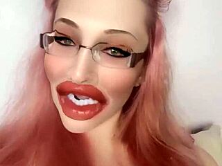 Goddess in Glasses Gives Jerk Off Instructions