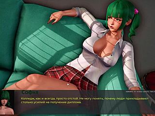 3D animated porn with big nipples and Asian hero