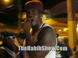 dominican bikini contest in hotel garden