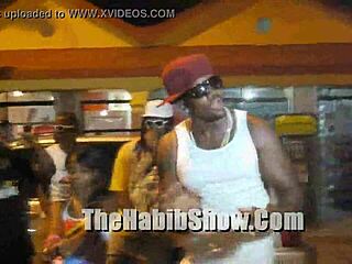 dominican bikini contest in hotel garden