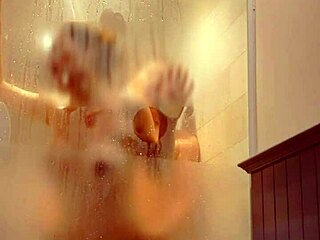 Cum in mouth and pussy in hot wife’s bathroom scene