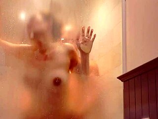 Cum in mouth and pussy in hot wife’s bathroom scene
