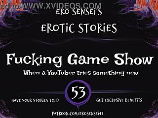 Audio of an erotic game show for women with amateur orgasming contestants