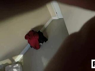 Busty Brett Rossi teases with her big tits and ass in motel room masturbation