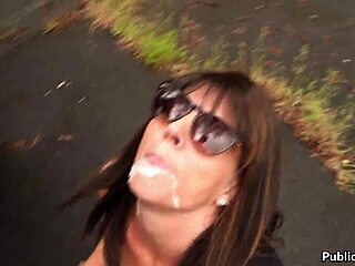 public sex in the city with slutwife marion... doggystyle flashing pov outdoor facial cumshot amateurs