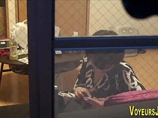 Japanese Lesbos Fingering Outdoors in Cute Action