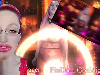 Goddess dominates with a JOI video with an eye fetish