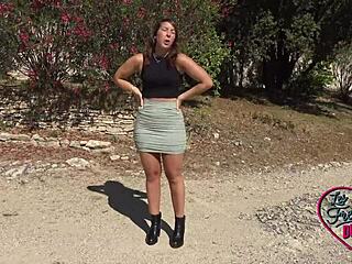 lexie, 29, slutty french brunette craves outdoor anal!