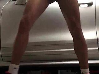 Gym workout turns into spying in the garage!