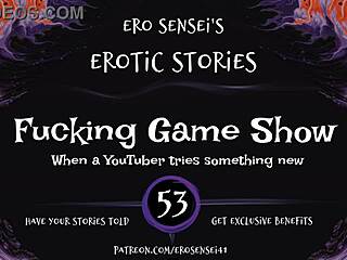 Audio of an erotic game show for women with amateur orgasming contestants