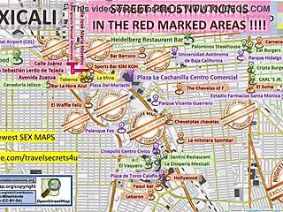 Mexicali Mexico Street Map Of Brothels And Prostitutes