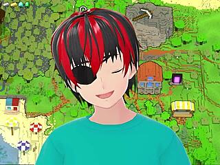 she slipped into hot underwear for a horny cosplay parody session