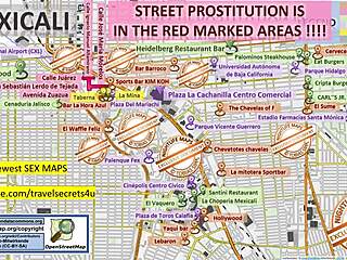 Mexicali Mexico Street Map Of Brothels And Prostitutes