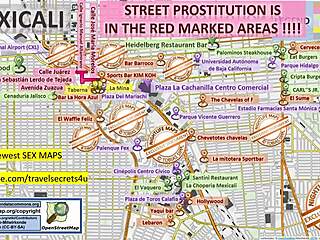 Mexicali Mexico Street Map Of Brothels And Prostitutes