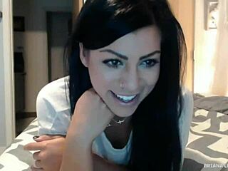 Briana Lee Performs Solo Masturbation Showcasing Her Natural Tits On Webcam July 2nd 2015