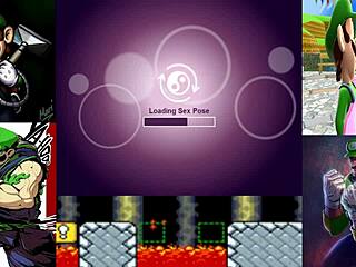 Luigi saves Amandafox from Bowser's castle