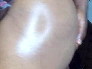 Big black dick makes my pussy so wet and creamy while fucking me doggystyle bent over